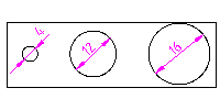acotación de diámetro