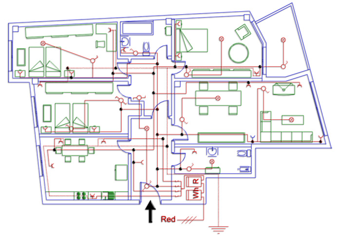 Plano de una vivienda