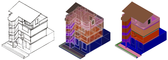 perspectiva isométrica CAD