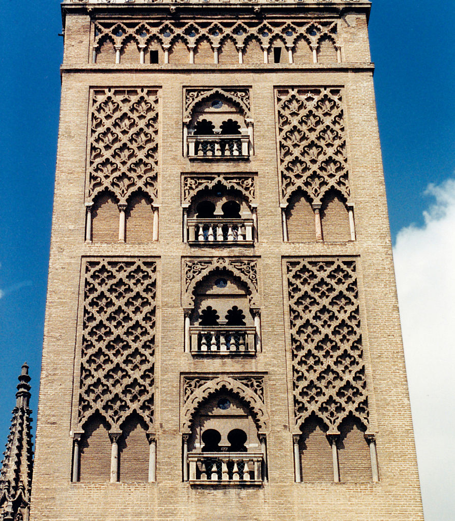 Detalle de la cara este de la Giralda, Sevilla