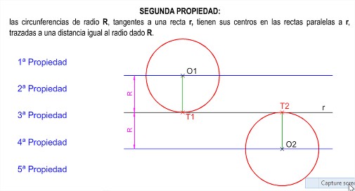 Propiedades Tangencias