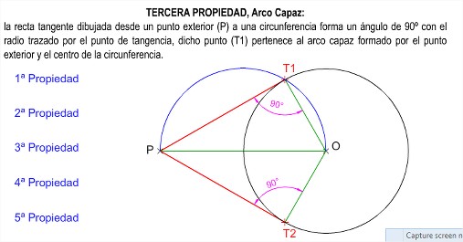 Propiedades Tangencias