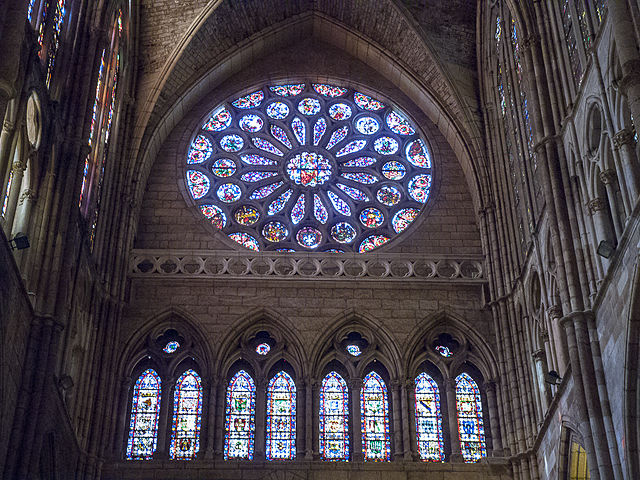 Rosetón de la Catedral de León