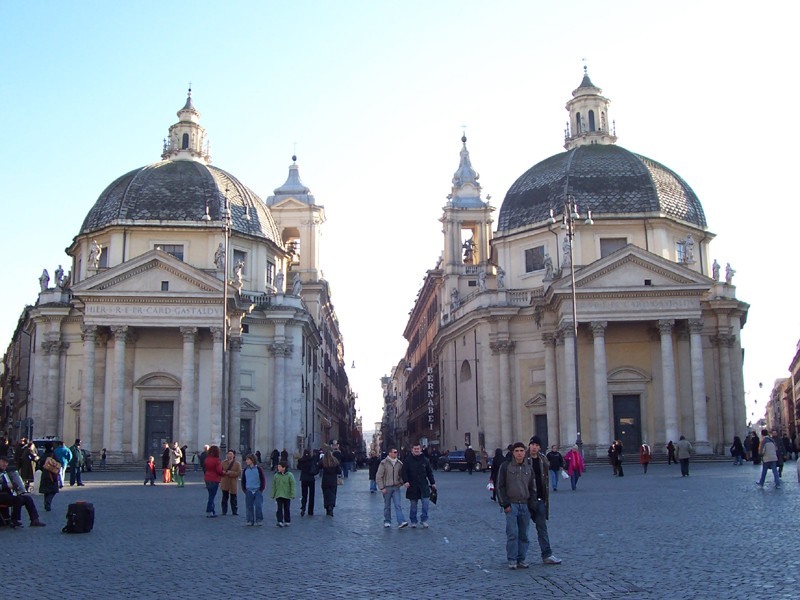 Santa María dei Miracoli y Santa María in Montesanto (Roma)