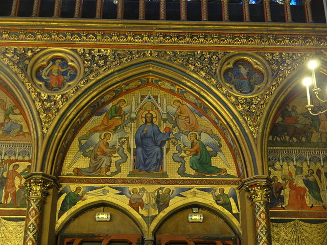 Detalle de la Capilla Alta de la Saint Chapelle de París