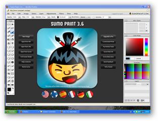 Captura de pantalla de Sumo paint 2.0