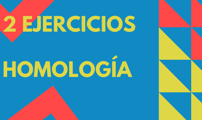 2 ejercicios de homología